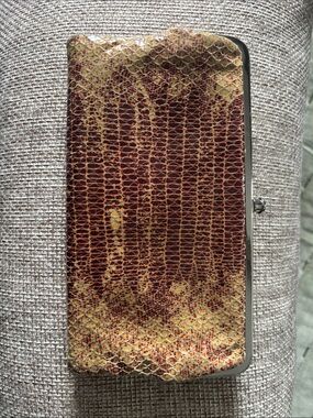 HOBO Snake-Print Lauren Wallet